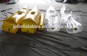 Scarpe gonfiabili trasparenti per camminare sull'acqua, scarpe gonfiabili per le attrezzature da gioco - Product Image 3