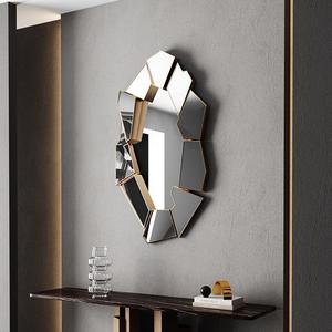JINS personnalisé moderne Art déco Design armoires de salle de bain décor de luxe grand mur miroir salle de bain vanité pour les occasions d'<span class=keywords><strong>anniversaire</strong></span> - Product Image 5
