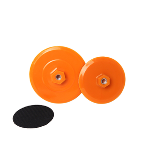Disques de polissage électriques fins de 3 pouces, orange et rouge, pour carrosseries de voitures, disques de ponçage, <span class=keywords><strong>2500</strong></span> tr/min - Product Image 1