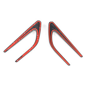 Ailerons de pare-chocs arrière avec garniture de garde-boue avant en carbone pour Benz W205 C300 C63AMG 4D 15-17 - Product Image 5