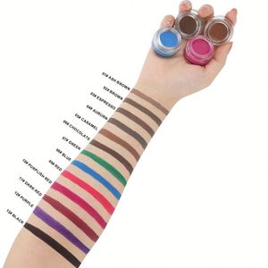 Delineador de Ojos en Crema de Larga Duración, Maquillaje Natural, Marca Propia, Resistente al Agua y al Aceite, Secado Rápido, Líquido para Ojos - Product Image 2