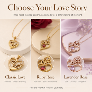 Collar Clásico de Corazón de Cristal, Chapado en Oro de 18K, Acero Inoxidable, Amuleto de Amor para Uso Diario, Sin Deslustre, Precio de Fábrica OEM - Product Image 3