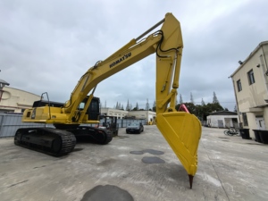 Excavatrice sur chenilles hydraulique Komatsu 40 tonnes d'occasion, robuste, moteur d'origine PC400, faible nombre d'heures de fonctionnement - Product Image 3