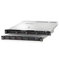 Nouveau serveur 1U personnalisable Lenovo SR630 pour entreprises avec processeur Xeon E-3204, 32 Go de DDR4, disque dur SAS 2 To, contrôleur 530-8i, 4 cartes réseau 1000M et alimentation 550W