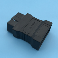 Conector OBD2 personalizado de fábrica, adaptador de diagnóstico automotriz