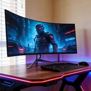 Moniteur de jeu droit/courbé Rebekah China Factory <span class=keywords><strong>34</strong></span> pouces 27 pouces 165/180Hz OEM/ODM pour PC, moniteur d'ordinateur 1K/2K - Product Image 6