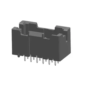 2.5mm pitch XAD baris ganda Header konstruksi wafer terbuat dari solder retak konektor pencegah pin