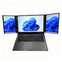 Hot Selling Three Screen Ultrabook 16" +10.5"+10.5 Inch Intel I7 1260P Powerful Laptop Versatile for Students Gamers & Designers