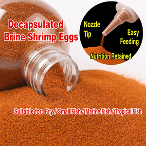 Uova di Artemia Schiuse, Cibo per Pesci Guppy e Betta, Senza Guscio, Alimento Iniziale di Piccole Dimensioni, Potenziatore del Colore per Pesci Tropicali d'Acquario - Product Image 6
