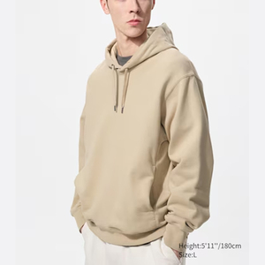 Sudadera con Capucha de Moda Casual Urbana para Hombre, de Invierno, de Lujo, Bordada, de Algodón Grueso, con Hombros Caídos, Lavada al Ácido, Diseño Extragrande, Suministro ODM - Product Image 4