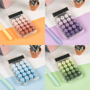 Dễ Thương 4 Gradient colors10 chữ số máy tính điện tử với một mùa xuân bên trong và pin dung lượng cao cho các trường học và văn phòng - Product Image 6
