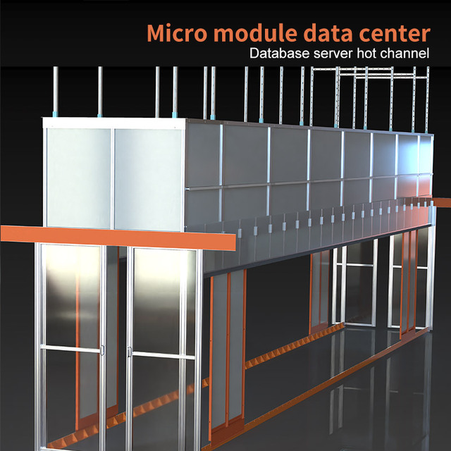 6m Database Server Hot Channel System Integrated Computer Room Cabinet Center Aluminum Frame Pod IT SKID SOLUTION
