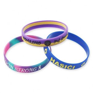 รับออกแบบโลโก้ สายรัดข้อมือยางซิลิโคน พิมพ์ลายตามสั่ง ขายส่ง - Product Image 6