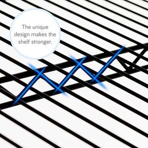 WELLAND Estante de Alambre de Acero Pesado de 4 Niveles Estante de Almacenamiento Sistema de Estantería de Almacén - Product Image 5