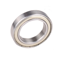 Rodamiento de Bolas de Ranura Profunda Miniatura de Pared Delgada, de Una Hilera y Doble Cubierta, de Acero Inoxidable 6801, Rodamiento para Motor P4