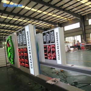 Custom <strong>Shell</strong> Petrol Station Price Display Pylon <strong>Sign</strong> - Product Image 3