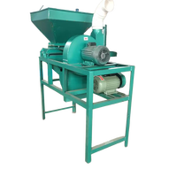 Machine à décortiquer les graines de ricin à moteur Machine à éplucher les noix Inca Sacha Inchi Machine à éplucher la peau des fruits-Moulin à éplucher