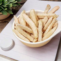 HALALA KOSHER BRC CERTIFICEERD Knapperige VACUÜMGEFRITEERDE GEDROOGDE Taro-stroken VEGAN Snack NATUURLIJKE Chips Gezonde Magere Chips ODM OEM