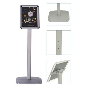 Support d'affichage pour affiches A3 <span class=keywords><strong>A4</strong></span>, support de sol pour hall d'entrée, café, panneaux publicitaires, cadre à clipser, support de menu - Product Image 4