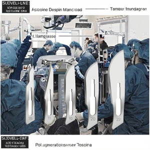 Hojas de bisturí dentales manuales de acero al carbono de alta calidad, instrumentos quirúrgicos estériles para uso médico - Product Image 3