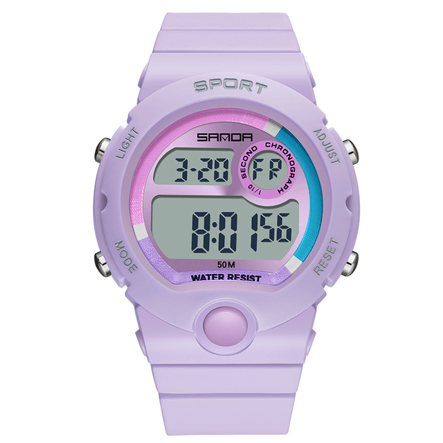 SANDA G Style New Women Watch 50M Waterproof Shock Sports Quartz Watch for Female Digital Wristwatch Reloj De Hombre