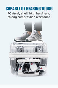 ग्राम एचkb016 बड़ी क्षमता पारदर्शी वाटरप्रूफ हार्डशेल एयरलाइन ने व्हील 5.55 किलोग्राम 125.9x29cm के साथ गोल्फ यात्रा बैग की जांच की - Product Image 6