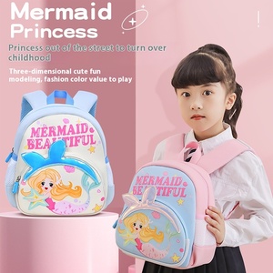 <span class=keywords><strong>Sac</strong></span> <span class=keywords><strong>à</strong></span> <span class=keywords><strong>dos</strong></span> de dessin animé sirène pour enfants de 1 <span class=keywords><strong>à</strong></span> 6 ans - <span class=keywords><strong>Sac</strong></span> d'école préscolaire ergonomique <span class=keywords><strong>ultra</strong></span> <span class=keywords><strong>léger</strong></span> en néoprène imperméable de grande capacité - Product Image 2