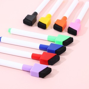 Marqueur pour tableau blanc magnétique <span class=keywords><strong>à</strong></span> <span class=keywords><strong>pointe</strong></span> inclinable avec gomme en <span class=keywords><strong>feutre</strong></span>, stylo pour tableau blanc, marqueur couleur avec logo personnalisé - Product Image 5