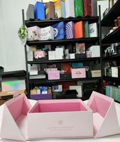 Boîtes cadeaux rigides en carton de luxe personnalisées avec logo, fermeture magnétique, matériaux recyclés, emballage écologique, en stock