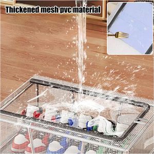Caja de Almacenamiento Transparente para Zapatos, Caja Organizadora Plegable para Exhibición de Zapatos, Contenedores de Almacenamiento Debajo de la Cama, Precio de Fábrica - Product Image 6