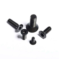 Vis de machine à tête fraisée Torx CSK en acier noir de grade 10.9, six lobes, M1.6 M2 M2.5 M3 M4 M5 M6 M8