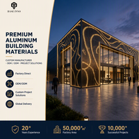 2026 Inno OEM Panneaux de façade en aluminium perforé métallique sur mesure, ultra-lisses, pour revêtement mural d'aéroport et revêtement extérieur de bâtiment