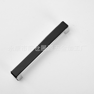 Tirador de Gabinete de Aleación de Zinc en Forma de Barra, Negro Arena Cromado, Diseño Minimalista, Herraje Duradero para Muebles - Product Image 3