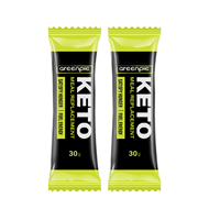 Barres protéinées Keto pour adultes Greenpie, vente chaude, personnalisées, imprimées, fraîches, épicées, sans goût, emballage en boîte