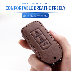 Bao Da Móc Chìa Khóa Từ Xa <span class=keywords><strong>2</strong></span> Nút Cho Mitsubishi Lancer EX Evolution Grandis Outlander Vỏ Bọc Chìa Khóa Xe Hơi Vỏ Bọc Fob - Product Image 5