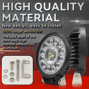 Nueva Barra de Luces LED de Trabajo de 4 Pulgadas 4x4, 6000K, Faros Antiniebla de 40W, Impermeables para Vehículos Todoterreno, Ajuste Universal, 2 Años de Garantía - Product Image 4