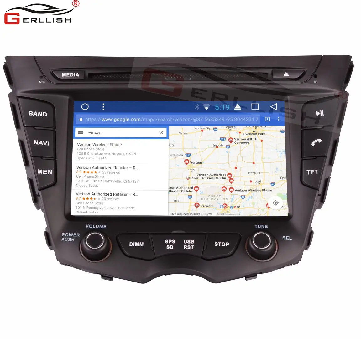 Pemutar Dvd Navigasi Gps Mobil Android, untuk Hyundai Veloster 2007-2015 dengan Toko Video Radio