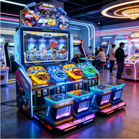 Nueva Máquina de Videojuegos Arcade de Carreras Mecha Speed, Simulador de Carreras para 4 Jugadores, Operado con Monedas