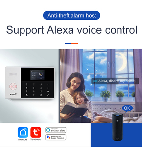 Tuya Alexa tự động hóa nhà 4G Wifi cuộc sống thông minh báo động Hệ thống an ninh Kit ABS Chất liệu cửa phát hiện chuyển động bảo vệ an ninh - Product Image 6