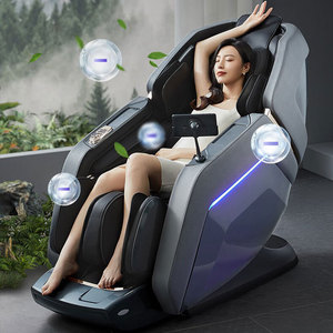 เก้าอี้นวดแบบแคปซูลอวกาศ 4D พร้อมแขนหุ่นยนต์ ราง SL ระบบ Zero Gravity เก้าอี้นวดเพื่อสุขภาพระดับพรีเมียมสำหรับใช้ในบ้าน - Product Image 1