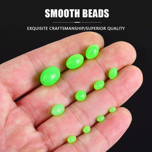 375 Perles de pêche ovales lumineuses en plastique rigide, flottantes, pour la fabrication de montages de carpe et accessoires de pêche - Product Image 4