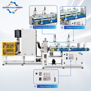 <span class=keywords><strong>Machine</strong></span> de revêtement par pulvérisation sous vide <span class=keywords><strong>à</strong></span> base d'eau pour lignes de moulage de persiennes en bambou, pour une finition uniforme des profilés en bois et un film de revêtement continu - Product Image 3