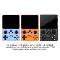 Système Linux portable open source R35S, lecteur vidéo MP4 sans fil portable de 3,5 pouces, rétro pour console de jeu PS1 nostalgique