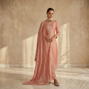 STAR IMPEX Salwar Kameez pour femme en tissu de lin, longueur ras du sol, séchage rapide, tenue ethnique traditionnelle pour mariage, décontractée, Inde, Pakistan - Product Image 2