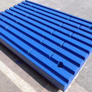 Alto manganês aço mandíbula triturador peças laterais placas MN18CR2 MN13CR2 C160 C106 C110 mandíbula placas - Product Image 5