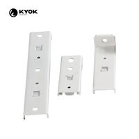 Oeillets et roulettes pour rail de rideau KYOK, accessoires pour rail de rideau, roulettes pour rail de rideau