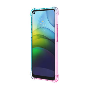 Funda trasera para teléfono móvil, carcasa suave de tpu con gradiente de contraste antigolpes para MOTO G9 POWER - Product Image 6