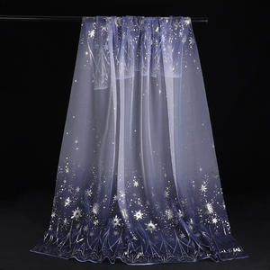 ผ้าโปร่งลายเกล็ดหิมะสีชมพูแบบไล่ระดับสีสำหรับตกแต่งชุดคริสต์มาส - Product Image 6