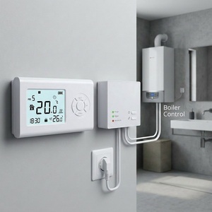 <span class=keywords><strong>Thermostat</strong></span> d'ambiance numérique programmable intelligent, <span class=keywords><strong>thermostat</strong></span> Tuya Alexa, régulateur de température sans fil - Product Image 3