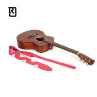 Véritable Mission GS-22B 2 pouces classique acoustique basse ukulélé sangle de guitare qualité cuir Instrument de musique sac accessoire